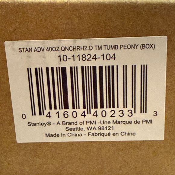 BRAND NEW | Stanley | Peony Pink | Quencher H2.0 Tumbler | 40oz - Picture 7 of 7